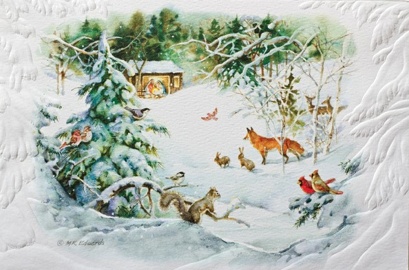 Winter Nativity | Inspirational boxed Christmas cards