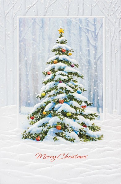 Celebration Tree | Christmas tree boxed greeting cards