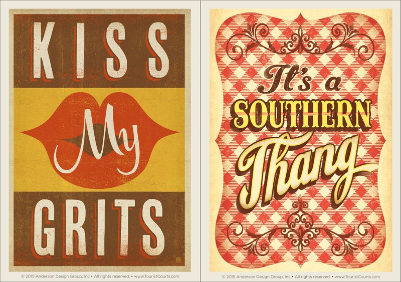 Kiss My Grits & Southern Thang | Vinyl magnets, Made in the USA