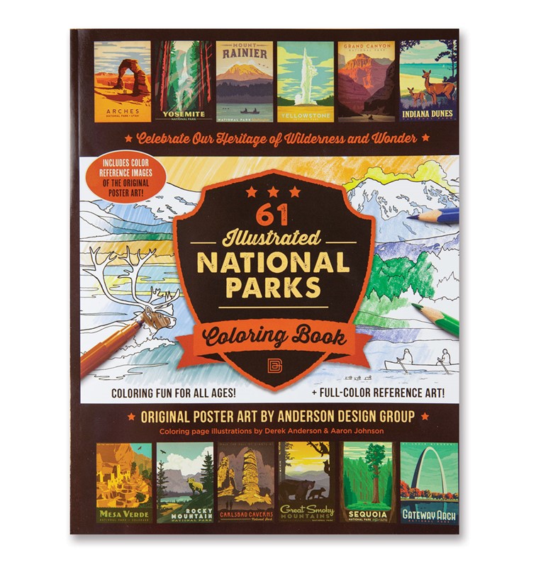 National Parks Coloring Book