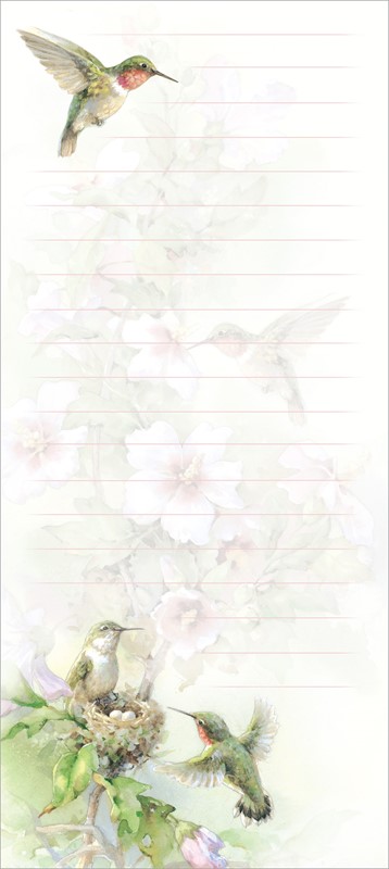 Hummingbird Hello | Bird themed list pads