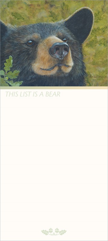 Somethin's Bruin | Bear themed list pad, Made in the USA