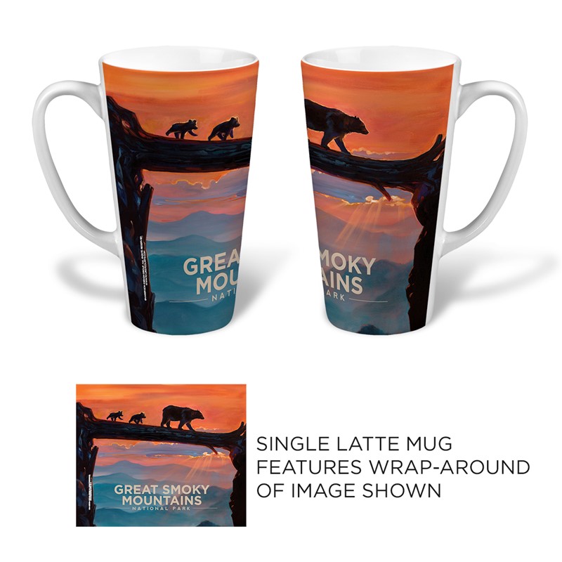 Great Smoky Bear Crossing Latte | Great Smoky themed