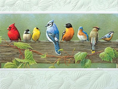 Railbirds | American made boxed notecards