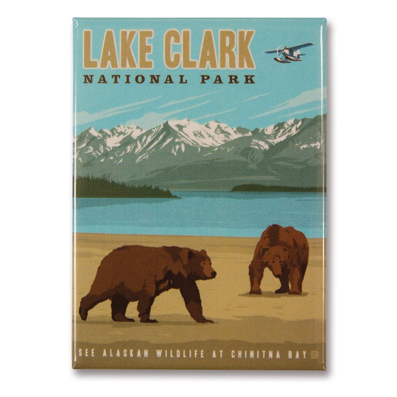 Lake Clark Magnet | Made in the USA