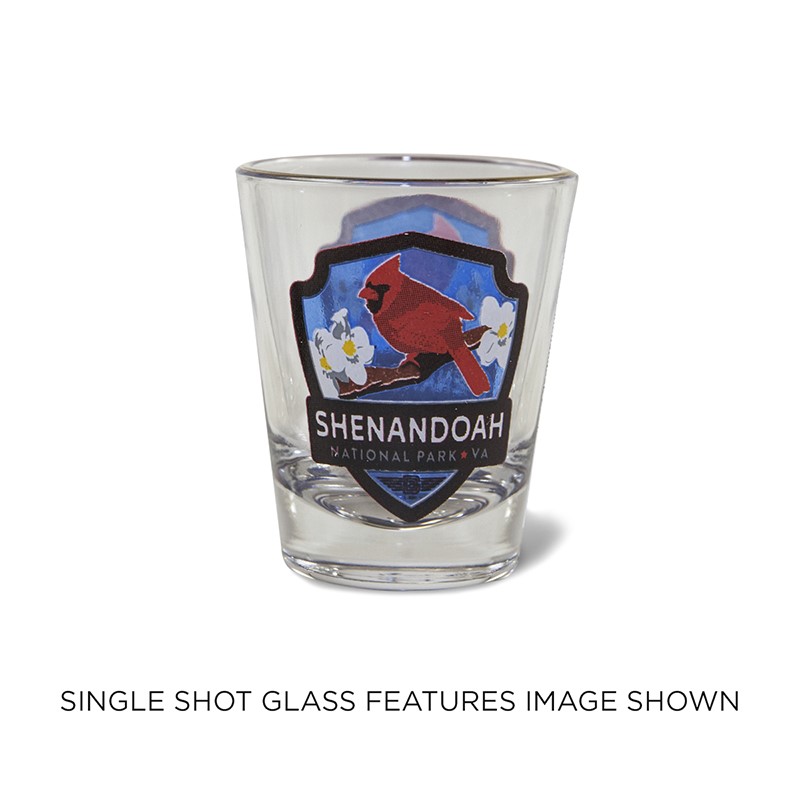 Shenandoah Cardinal Shot Glass | Cardinal Shot Glass