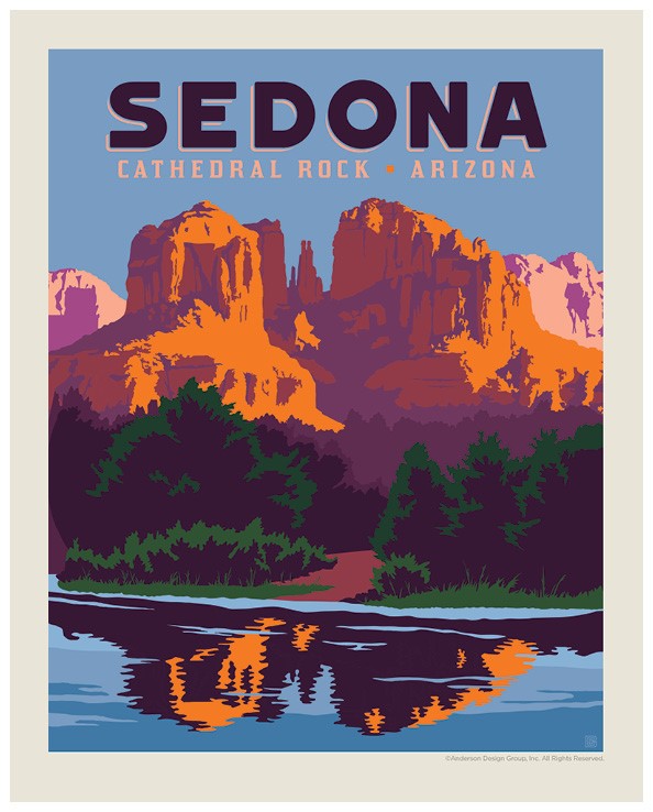 Sedona Cathedral Rock Print | 8" X 10" Print