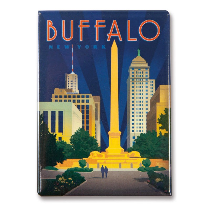 Buffalo, NY Magnet | Metal Magnet