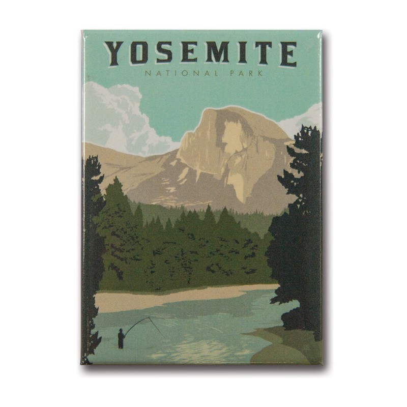 Yosemite Half Dome Magnet | Metal Magnet