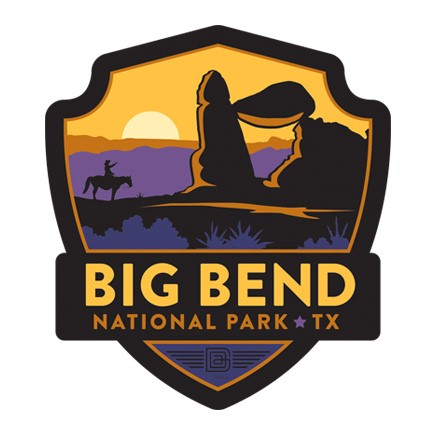 Big Bend NP Emblem Magnet | American made vinyl magnets