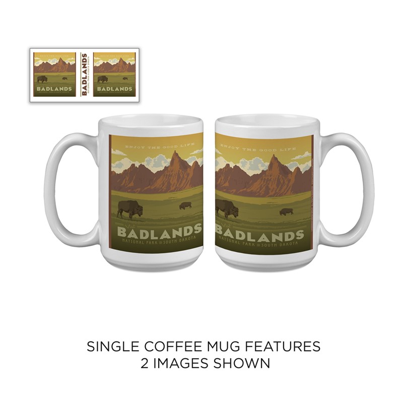 Badlands NP Mug | Tourist Courts