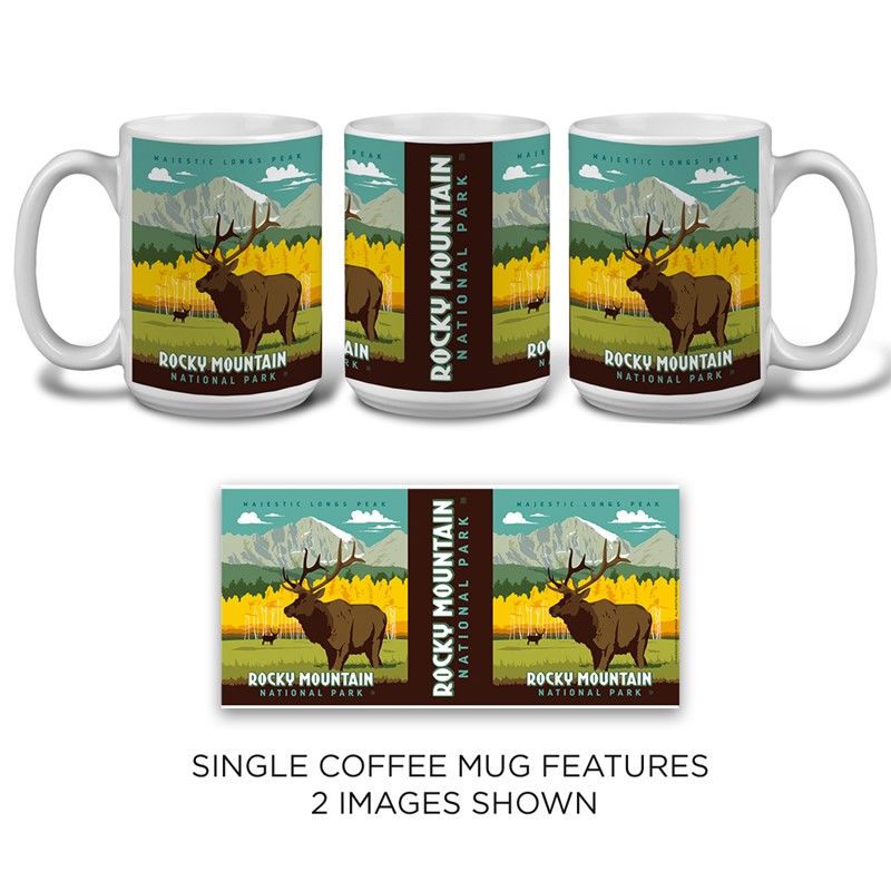 Rocky Mountain Double Mug | Tourist Courts