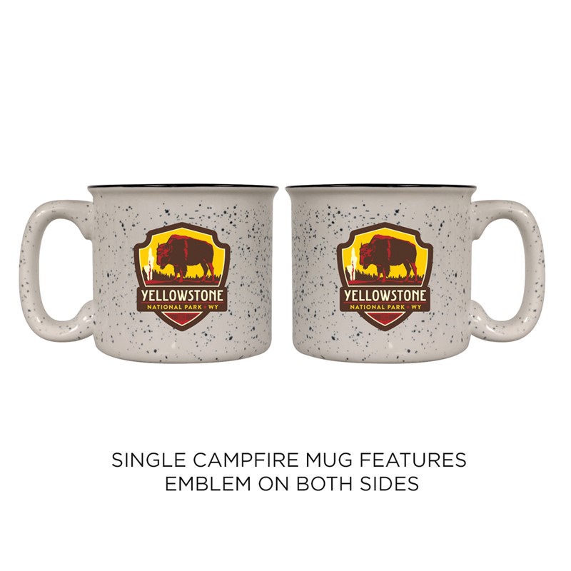 Yellowstone NP Emblem Campfire Mug