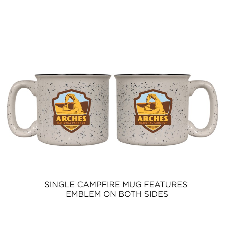 Arches NP Emblem Campfire Mug | Tourist Courts