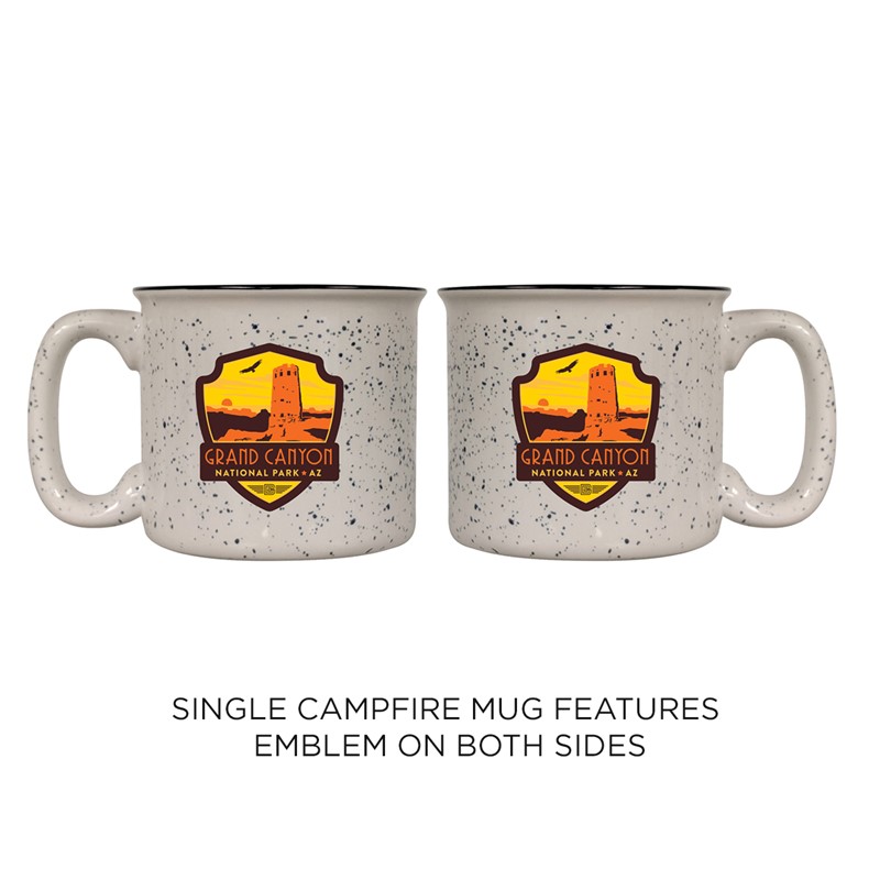 Grand Canyon NP Emblem Campfire Mug