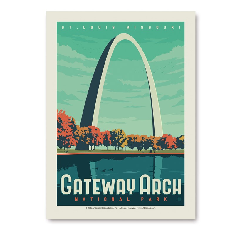 Gateway Arch | Vertical Sticker