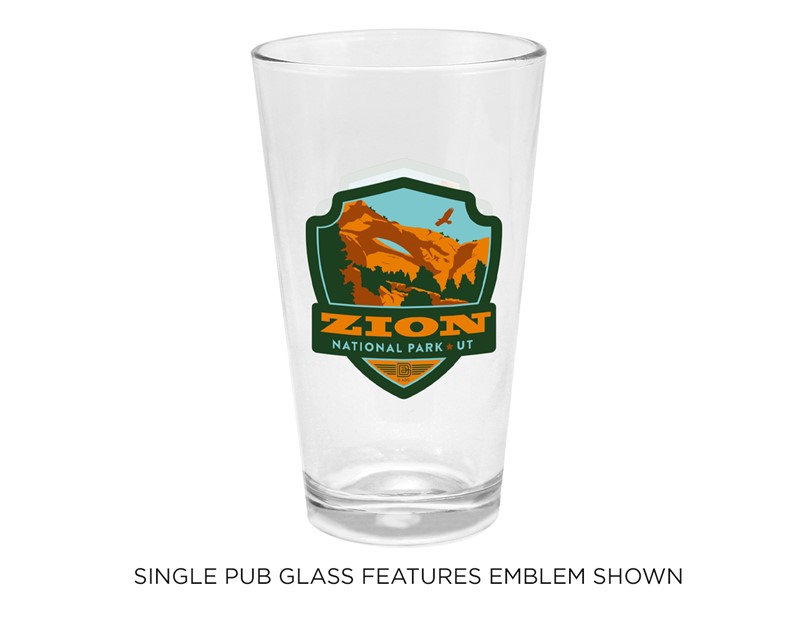 Zion Emblem Pub Glass (US) | Pub Glass