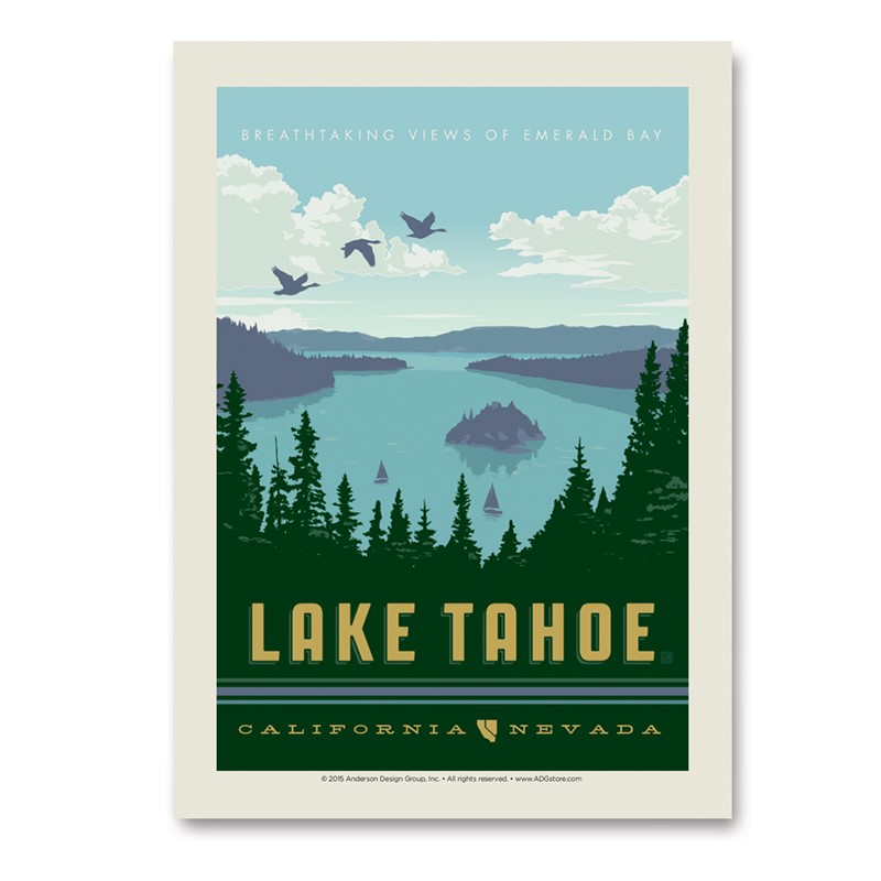 Lake Tahoe | Vertical Sticker