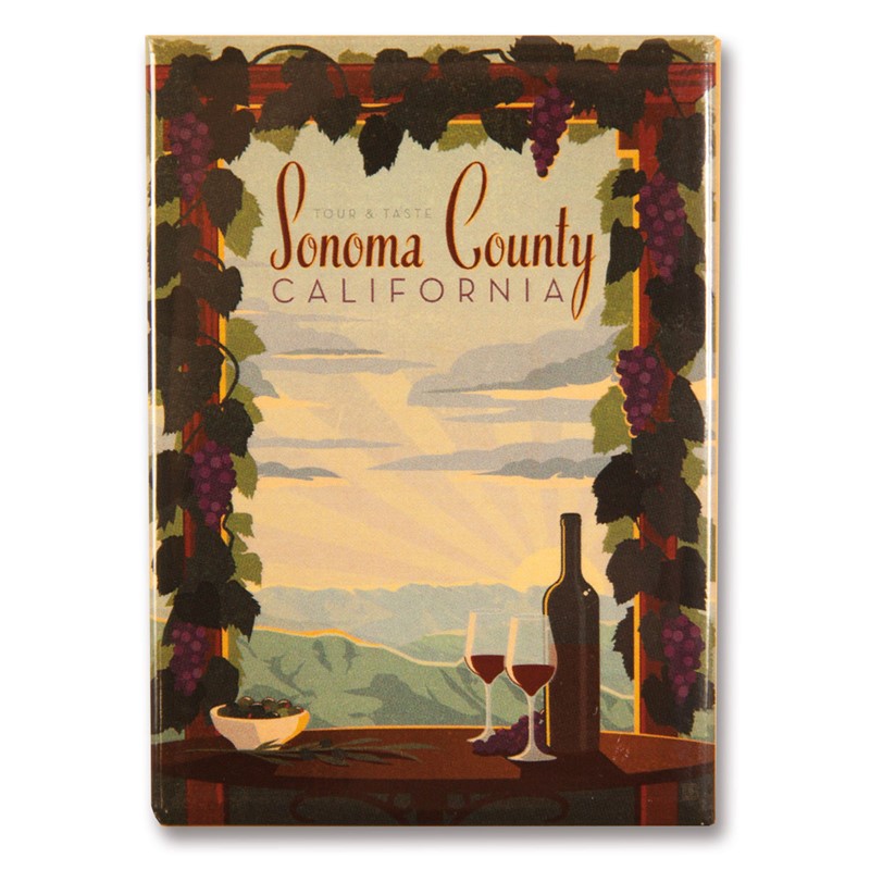 Sonoma County | Metal Magnet