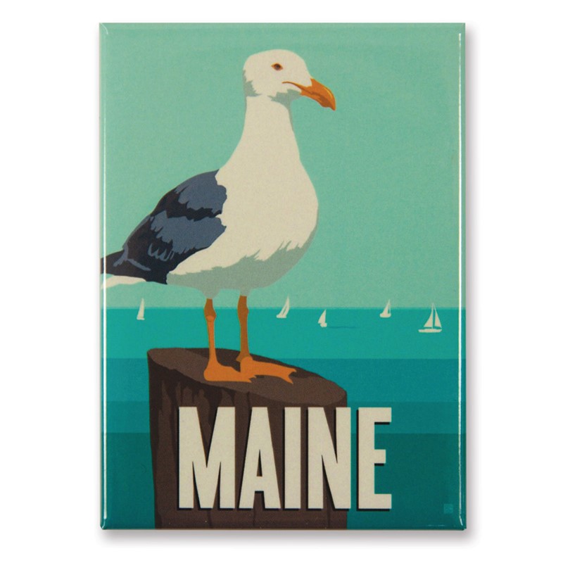 ME Gull Magnet | American Made Magnet