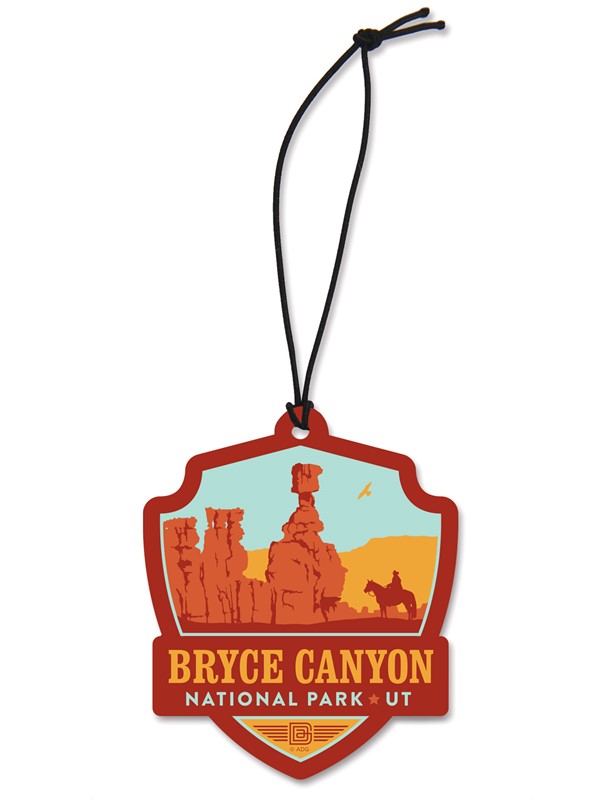 Bryce Canyon Emblem Wooden Ornament | American Made