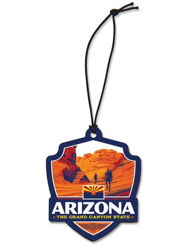 AZ Emblem Wooden Ornament | American Made