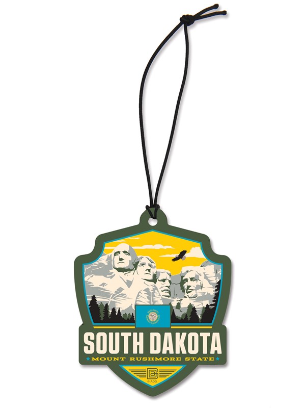 SD Emblem Wooden Ornament | American Made