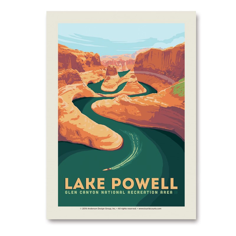 AZ/UT Lake Powell Vert Sticker | Vertical Sticker