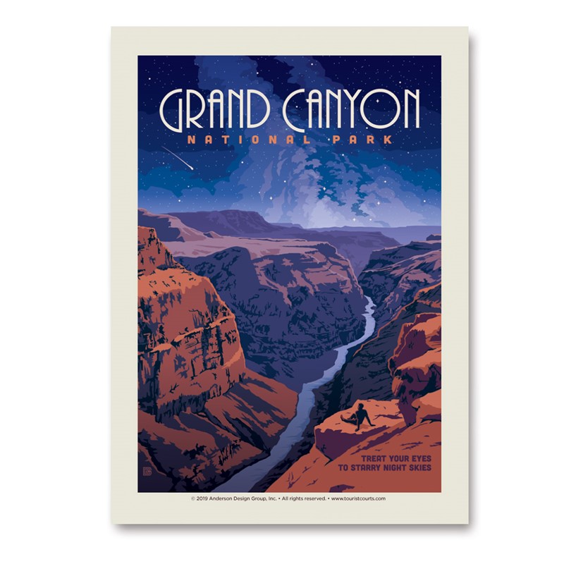 Grand Canyon Star Gazing Vert Sticker | Made in the USA