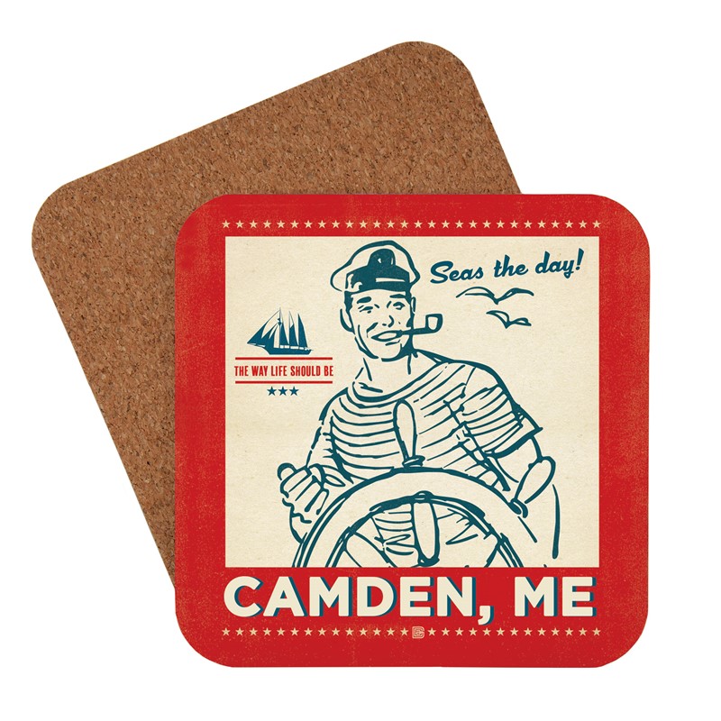 Seas the Day Camden Coaster | American made coaster