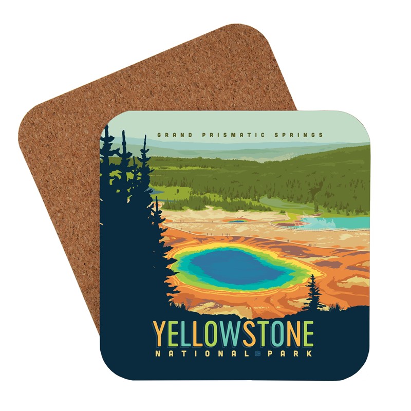 Yellowstone Grand Prismatic Springs Coaster | American made coaster