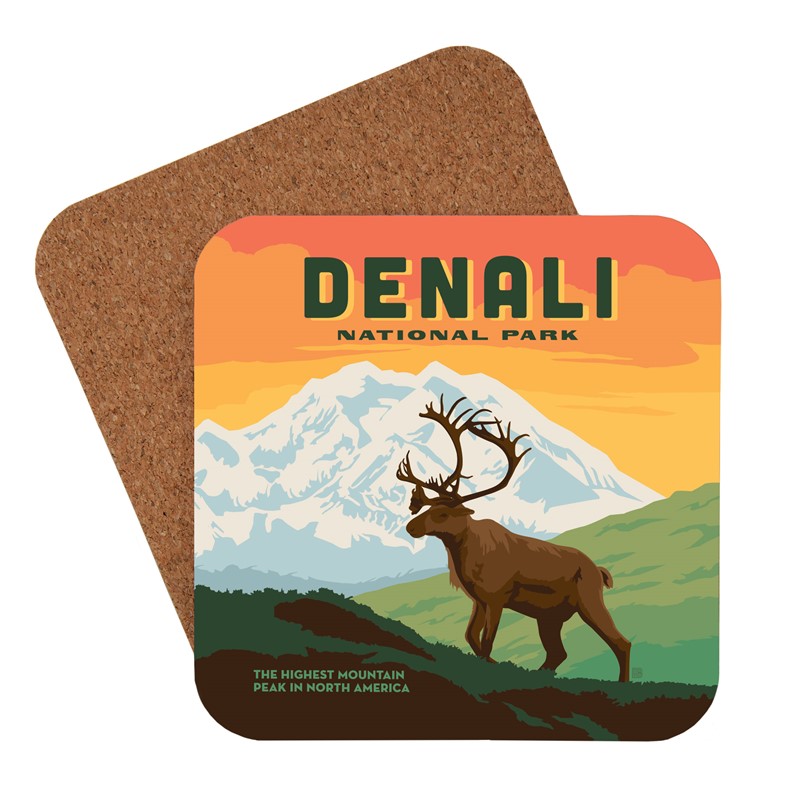 Denali Caribou Coaster | American made coaster