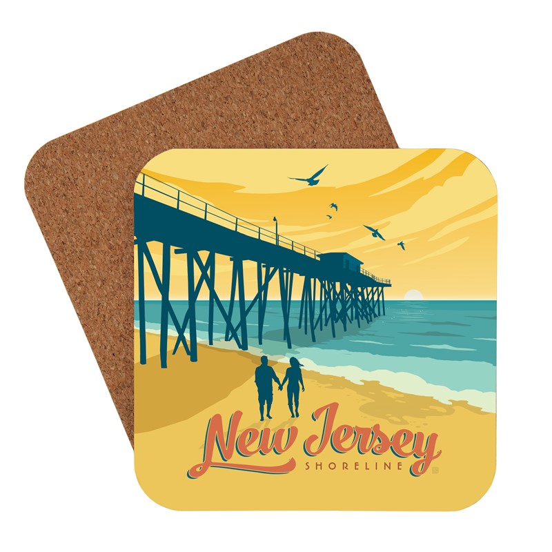 NJ Shoreline Coaster | American Made