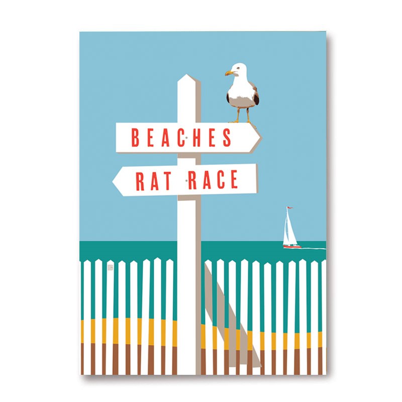 Beaches/Rat Race Magnet | American Made Magnet