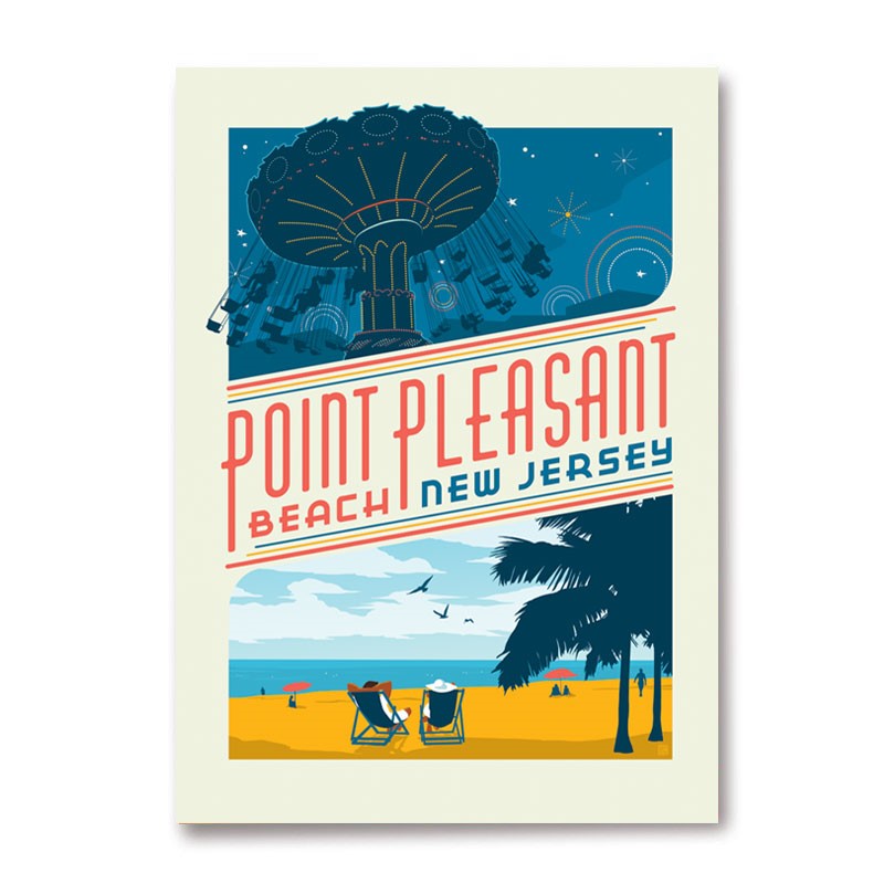 NJ Point Pleasant Beach Magnet | American Made Magnet