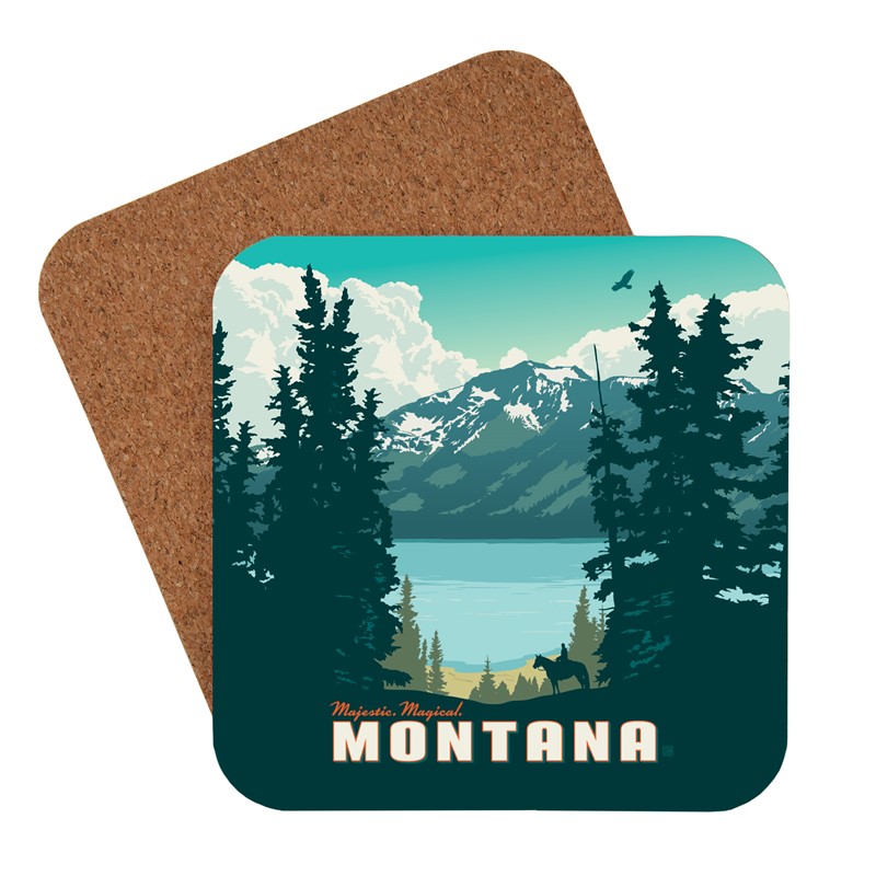 MT Majestic Magical Horseback Coaster | Made in the USA