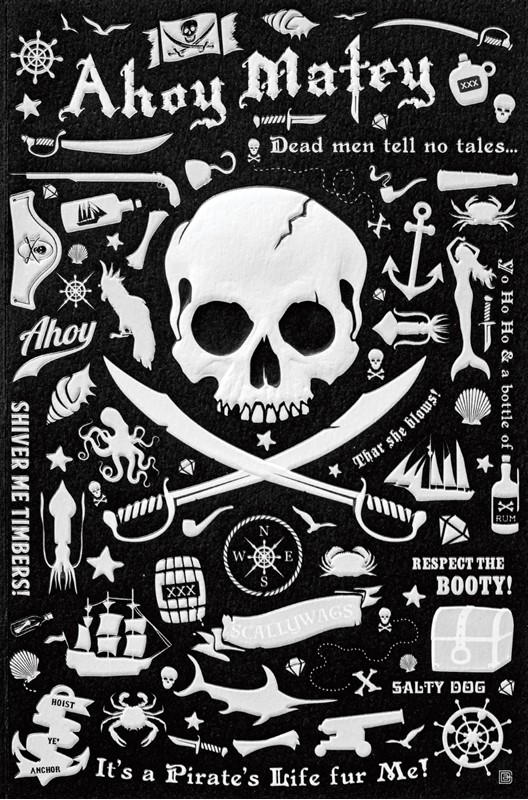 Pirate Pattern | Birthday greeting cards