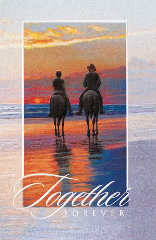 Romantic Beach Ride (AW) | Wedding greeting cards