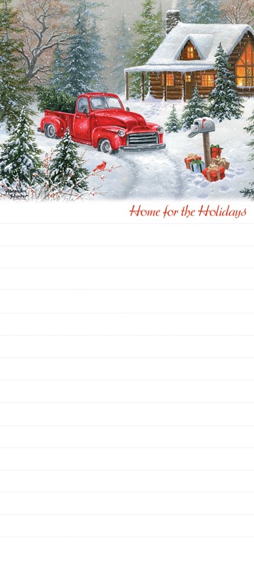 Christmas Cabin | List Pad