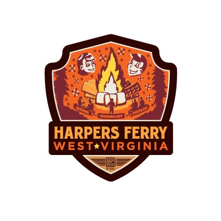 Harpers Ferry WV Emblem Magnet | Made in the USA