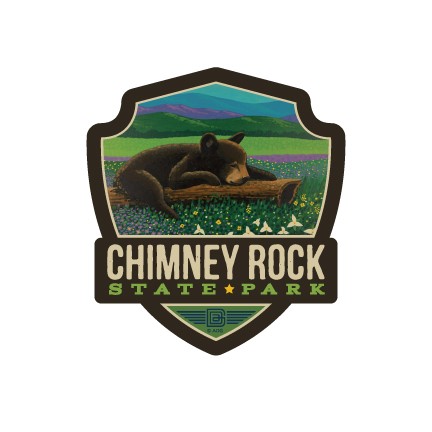 Chimney Rock State Park Emblem Magnet | Made in the USA