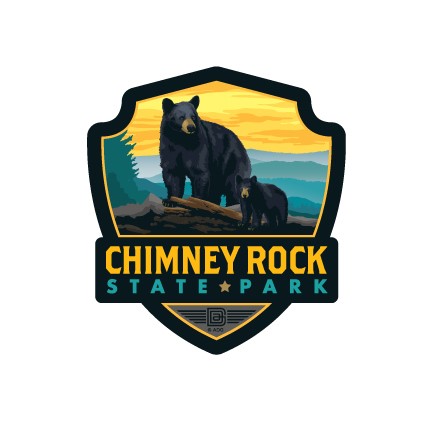 Chimney Rock State Park Emblem Magnet | Made in the USA