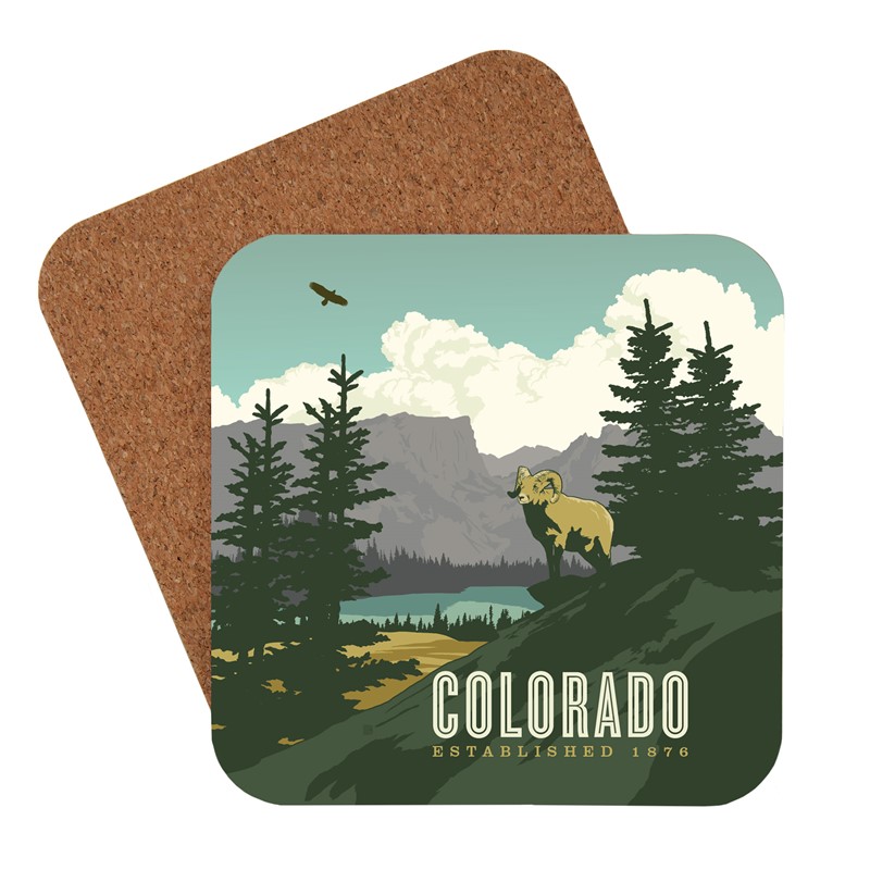 Established 1876 CO Coaster  | American made coaster