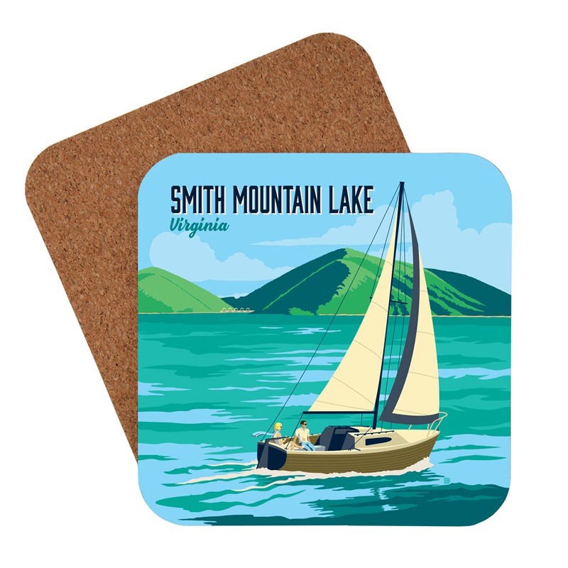 Smith Mountain Lake VA Coaster | American Made Coaster