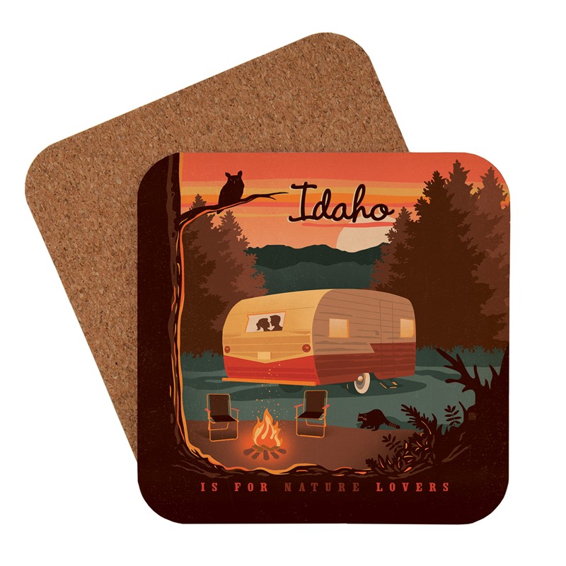 Idaho Camping Coaster | American made coaster