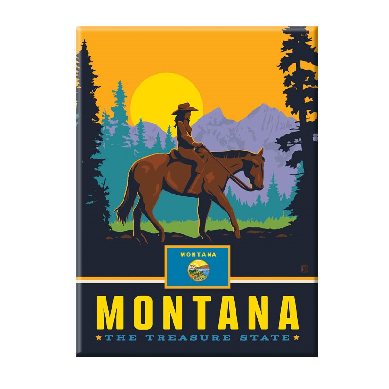 Montana State Pride Magnet | American Made Magnet