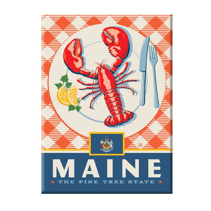 Maine State Pride Magnet | National Park themed magnets