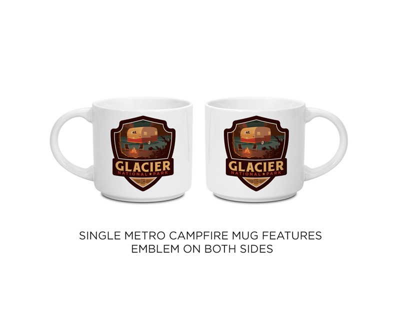 Glacier NP is for Nature Lovers Emblem Metro Mug | Tourist Courts