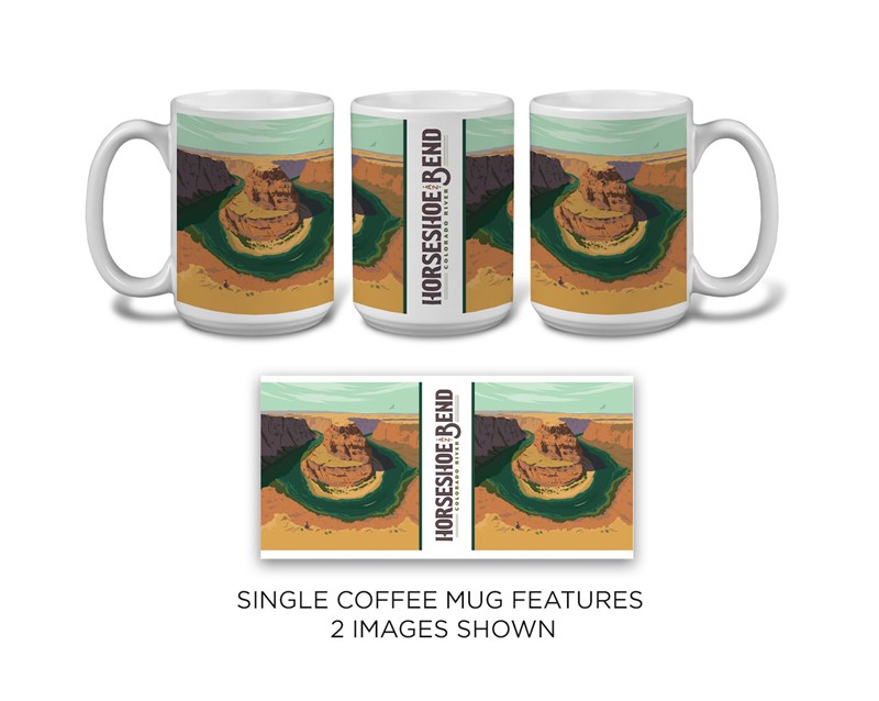 Arizona Horseshoe Bend River Mug | Yosemite Themed Mug