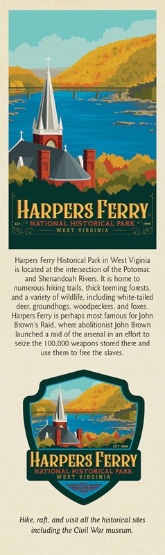 Harpers Ferry West Virginia Bookmark | Bookmarks